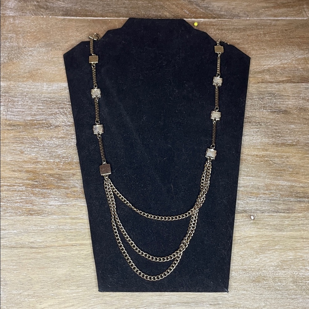 Vintage Ann Taylor Elegant Gold Chain Necklace